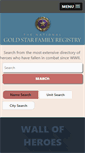 Mobile Screenshot of goldstarfamilyregistry.com